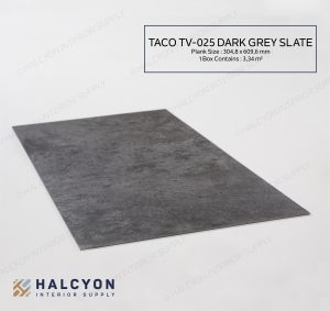 TV-025 Dark Grey Slate by Halcyon Interior