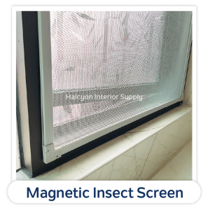 Magnetic Insect Screen Product by Halcyon Interior