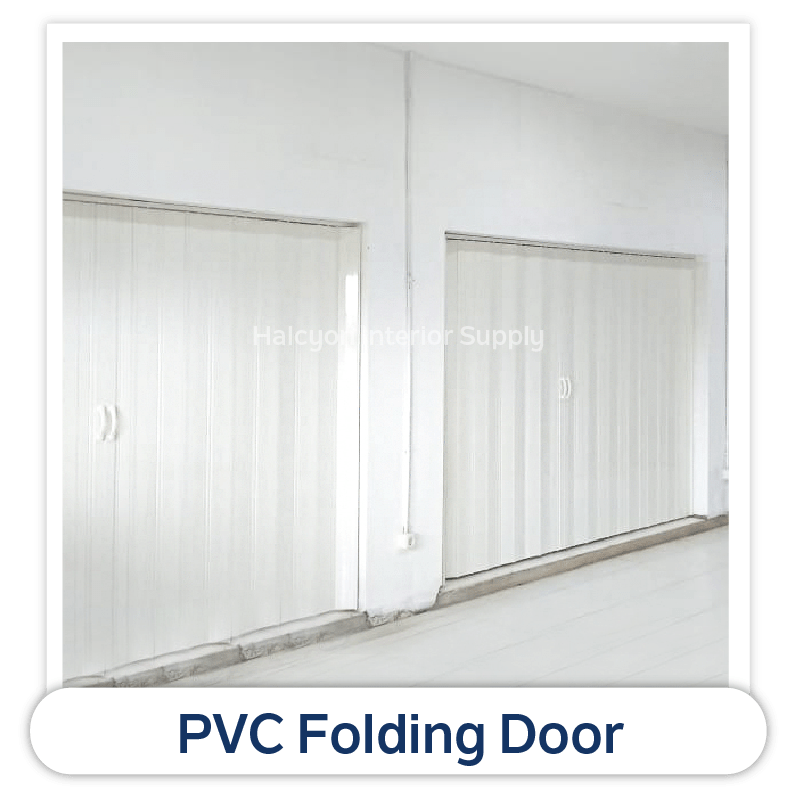 PVC Folding Door Product by Halcyon Interior