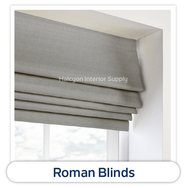 Roman Blinds Product by Halcyon Interior