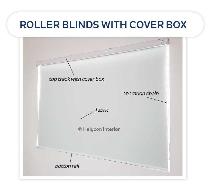 roller blinds chain with cover box by halcyon interior