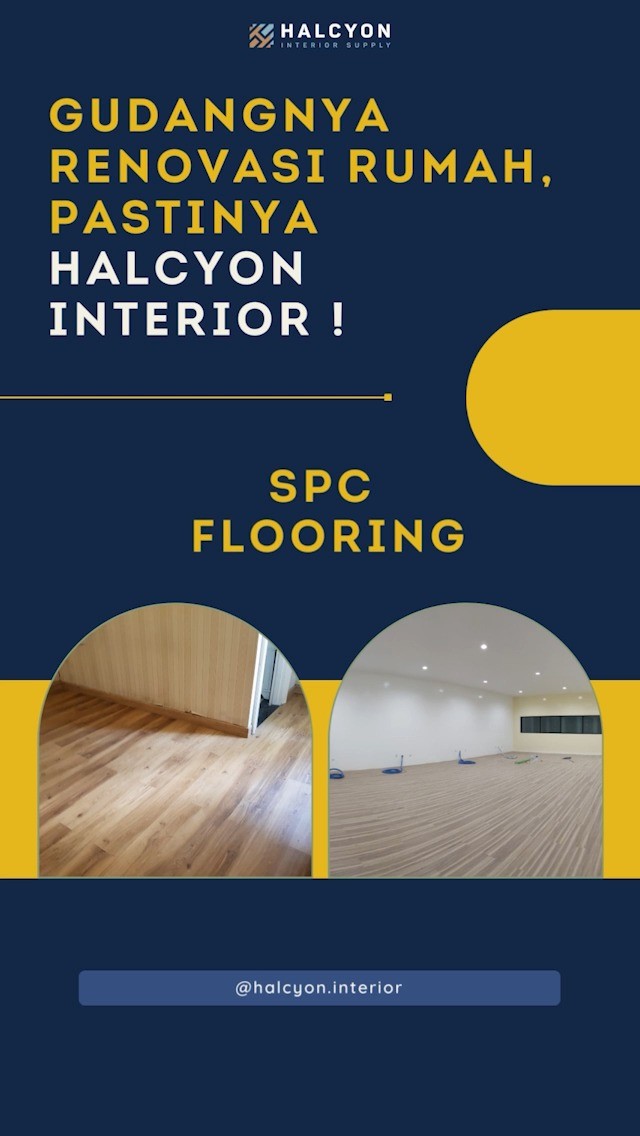 Bosen pakai lantai keramik yang gitu-gitu aja? Yuk rubah lantai rumah biar lebih aesthetic dengan SPC Flooring! Dijamin banyak keuntungan bikin ruangan makin nyaman! 

Langsung hubungi Halcyon Interior dan dapatkan SPC Flooring berkualitas! 

HALCYON INTERIOR
Free Konsultasi
☎️  𝟎𝟖𝟕𝟕𝟕𝟎𝟑𝟕𝟔𝟔𝟓𝟔 

#halcyoninterior #flooring #flooringservices #lantaikayu #vinylflooring #spcflooring #laminateflooring #laminate #vinyl #spc #jakarta #tangerang #jabodetabek
